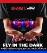 Mini UFO Drone Sensing Hand-Controlled Flying Toy Black - Image 4