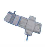 Blue Travel Baby Waterproof Changing Mat Hanging Foldable Storage Bag - Image 2