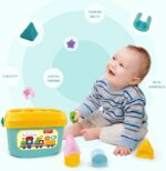 Colorful Alphabet Shape Sorting Puzzle Toy Educational Learning Toy for Toddlers - Image 2
