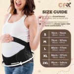 Adjustable Breathable Maternity Belly Band Black M - Image 5