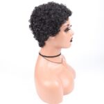 6 Inch Human Hair Curly Wig - Image 3