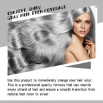 Gray Hair Coloring Cream Nourishing & Long-Lasting Shine - Image 3