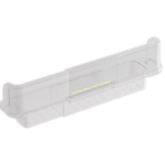 Multifunctional Kitchen Drain Rack With Water Retaining Plate, Transparent Sink Storage And Splash-proof Storage Rack