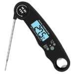Waterproof Digital Meat Thermometer-Black
