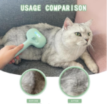 Spray Pet Brush For Shedding - Green - Image 4