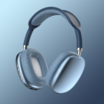 New Max P9 Pro Wireless Bluetooth 5.1 Headphone-Blue - Image 5