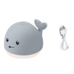 Grey Creative Whale Water Spray Bath Toy for Toddlers