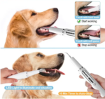 Pet Ultrasonic Electric Toothbrush, 3 Cleaning Modes Rechargeable Teeth Cleaning Kit - Image 4