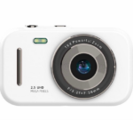 Digital Camera 2.8 Inch CCD HD 4K Home Student Children Special Camera Portable Card Camera (White)
