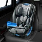 Portable Car Seat Snack Tray for Toddlers Blue - Image 5