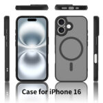 Skin-feel Two-in-one Mobile Phone Case PC 2.0 Anti-fall Tpu Magnetic Iphone16 Mobile Phone Case - Image 2
