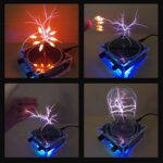 Tesla Coil with LED Light Acrylic Desktop Coil EU Plug - Image 3