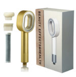 Compact Handheld Shower Head Designed For Optimal Water Pressure And Purity(gold)