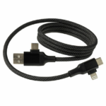 Magnetic Data Cable Fast Charging 60w Dual Input Dual Output Multi-function Magnetic Charging Cable Type-c (black) - Image 4