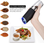 Electric Gravity Pepper Grinder Stainless Steel - Image 3
