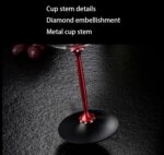 550ml Spinning Crystal Wine Glass - Image 5