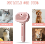 Spray Pet Brush For Shedding - Pink - Image 4