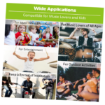 Green Electronic Drum Set Boys And Girls Practice Pad Set Portable Drum Set - Image 5