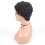 6 Inch Human Hair Curly Wig - Image 4