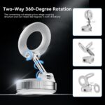 Vaccum Magnetic Phones Holder-White - Image 2