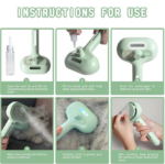 Spray Pet Brush For Shedding - Green - Image 5