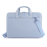 15.6 Inch Thin Laptop Bag Can Be Carried On One Shoulder Or Crossbody In Light Blue