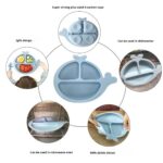 Light Pink Silicone Baby Feeding Set - Image 4