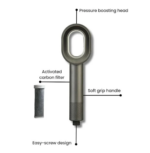 Compact Handheld Shower Head Designed For Optimal Water Pressure And Purity(grey) - Image 5