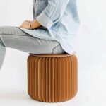 Portable Foldable Kraft Paper Stool - Image 3