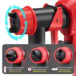 800ML Electric Paint Sprayer Gun -Red - Image 4