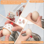 Silicone Egg Brush Cleaner-Beige - Image 2