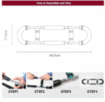 Adjustable Multifunctional U-shaped Arm Strength Trainer For Men's Home Fitness Chest Muscle Professional Strength Training Device (color: Red And Black) - Image 5