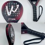 2025 New Camewin Carbon Fibre Padel Racket-Red - Image 3
