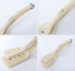 Two-in-one Silicone Spatula, Milky White, Multifunctional High Temperature Resistant Cooking Tool - Image 2