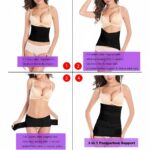 3-in-1 Postpartum Belly Wrap Set Black XL - Image 4