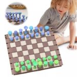 Portable Magnetic Mushroom Forest Chess Set - Image 2