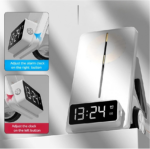 3 In 1 Car Shape Fast Wireless Charger Stand-White - Image 3