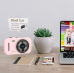 Digital Camera 2.8 Inch CCD HD 4K Home Student Children Special Camera Portable Card Camera (Pink) - Image 3