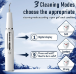 Pet Ultrasonic Electric Toothbrush, 3 Cleaning Modes Rechargeable Teeth Cleaning Kit - Image 3