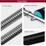 Adjustable Multifunctional U-shaped Arm Strength Trainer For Men's Home Fitness Chest Muscle Professional Strength Training Device (color: Red And Black) - Image 3