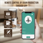 Smart Automatic Pet Feeder For Cats&Dogs 6L With App Control WIFI-Black - Image 2