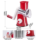 Multifunctional Vegetable Cutter Slicer-Red - Image 5