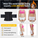 Waist Trainer Belly Slimmming Belt - L - Image 4