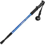 Three-Section Aluminum Alloy Trekking Pole Adjustable Ultra Light-Blue