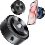 Electric Vacuum Magnetic Phone Mount Strong Suction Holder For IPhone & Android,MagSafe Compatible(Black) - Image 2