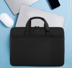 15.6 Inch Thin Laptop Bag Can Be Carried On One Shoulder Or Crossbody Black - Image 2