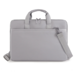 15.6 Inch Thin Laptop Bag Can Be Carried On One Shoulder Or Crossbody Gray