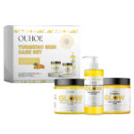 Turmeric Skincare Set Cleanse Exfoliate Hydrate for Radiant Skin