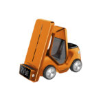 3 In 1 Car Shape Fast Wireless Charger Stand-Orange