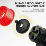 800ML Electric Paint Sprayer Gun -Red - Image 2